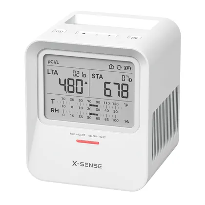 X-Sense XR0B-SR - Radon-Detektor mit Ton- und Lichtalarm