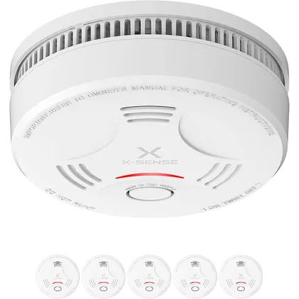 X-Sense SD11 - Rauchmelder mit 10-Jahres-Batterie, 5er-Set