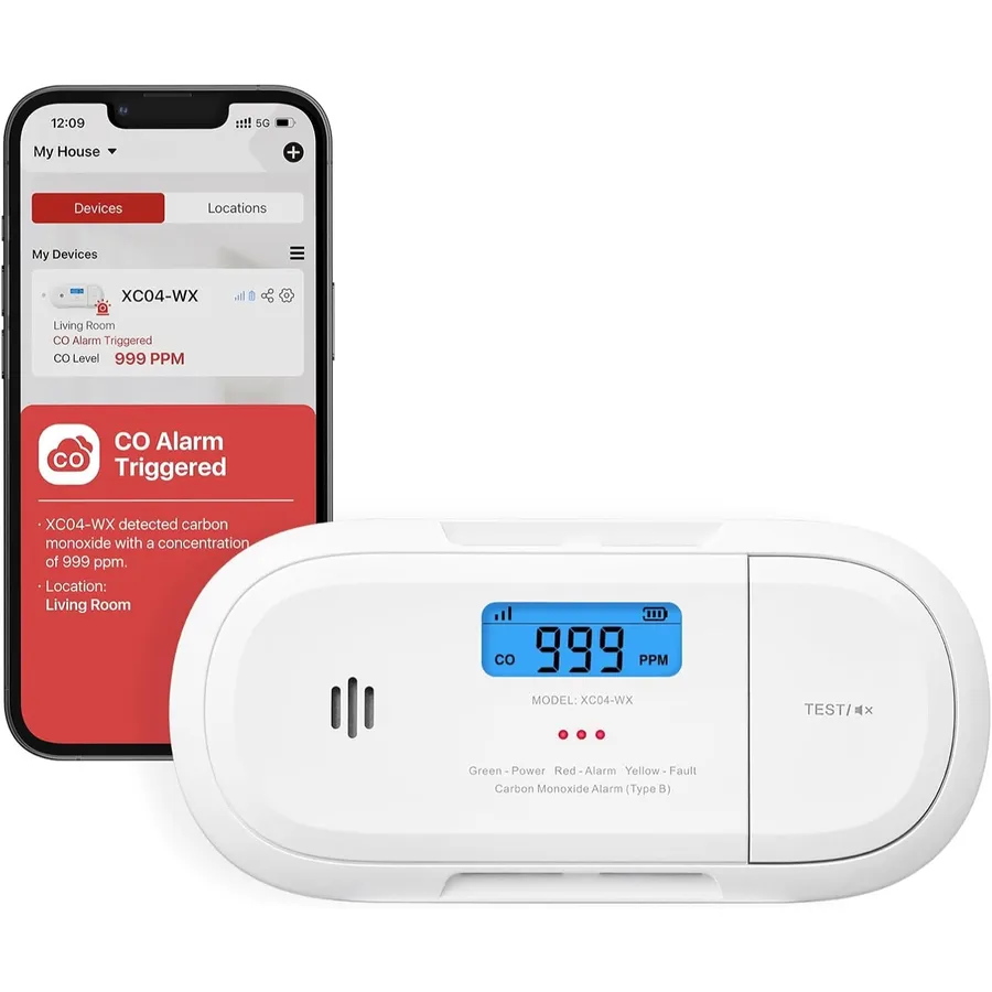 X-Sense XC04-WX - Detector de monóxido de carbono Wi-Fi