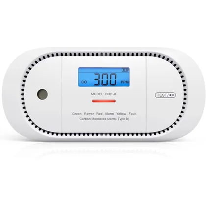 X-Sense XC01-R - Rilevatore di monossido di carbonio con display